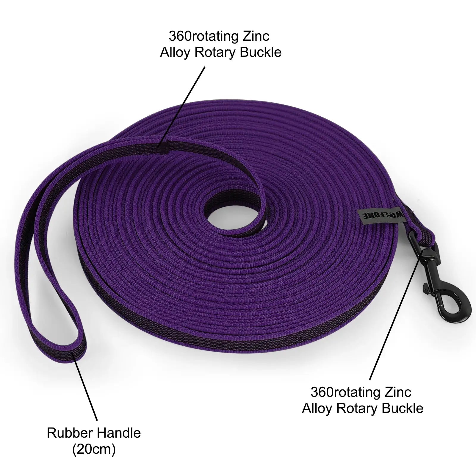 Altrapet Dual Color Latex Silk Dog Leash For Training And Walking With Multiple Lengths 1.5M 2M 3M 5M 10M 15M