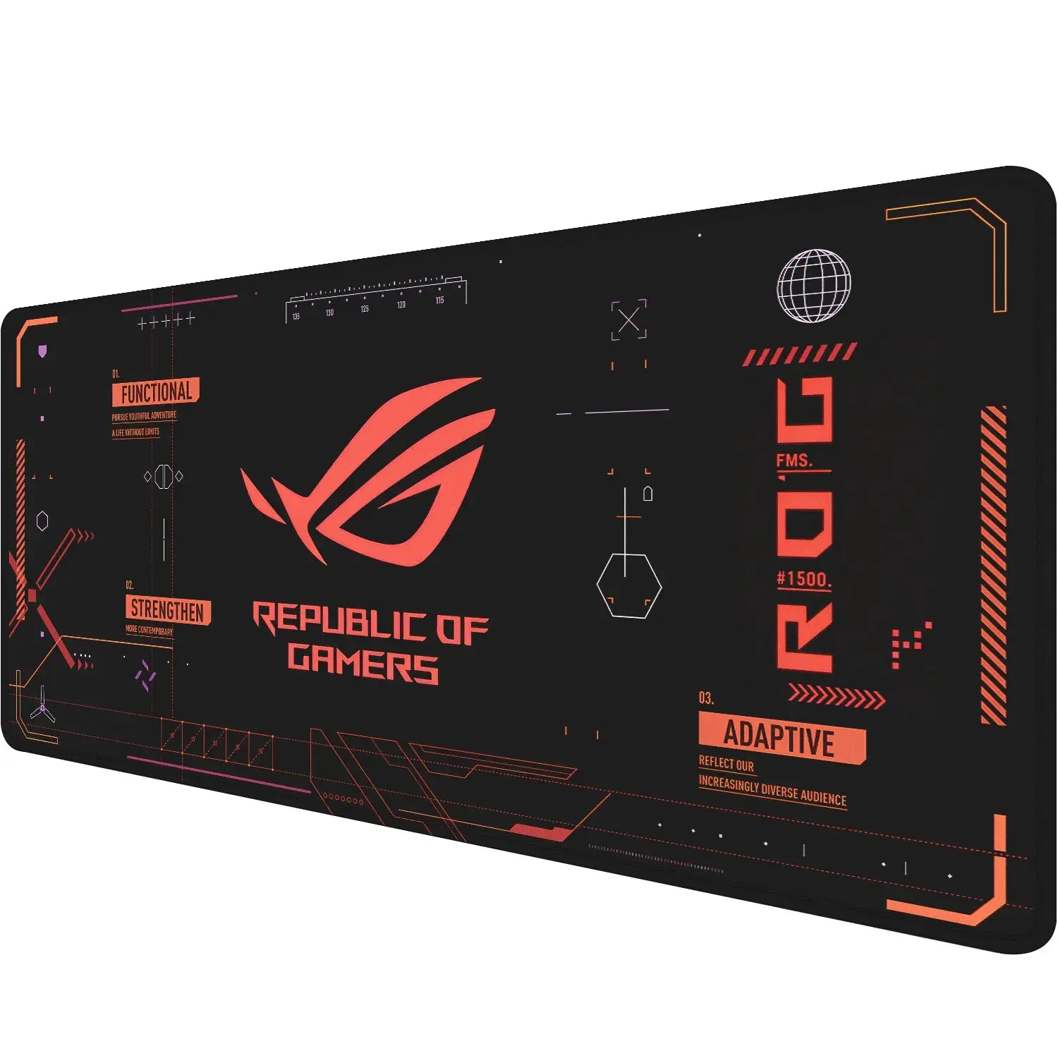 Dapesuom XXL Extended Gaming Mat for PC and Keyboard Large Mouse Pad Non Slip Surface Ultra Smooth Fabric