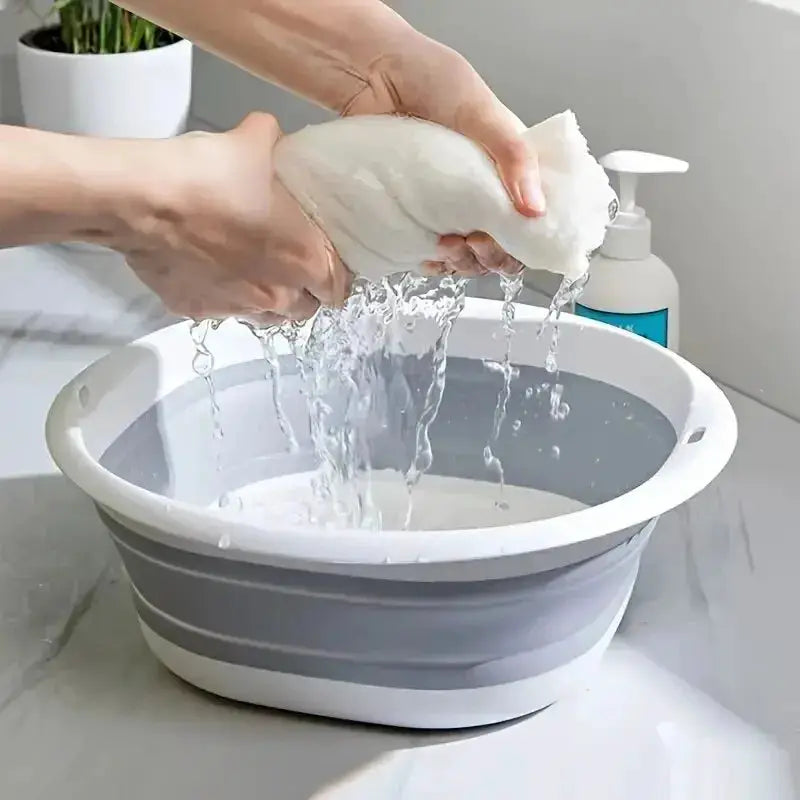 Collapsible Foot Bath Basin For Soaking Feet Thickened Plastic Tub