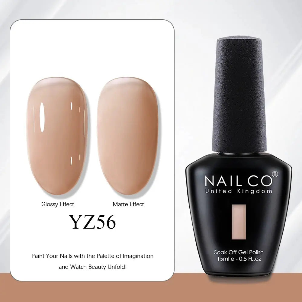 Nailco 131 Colors Gel Nail Polish LED Gel 15ml Vibrant Long Lasting Hybrid Varnish For Manicure