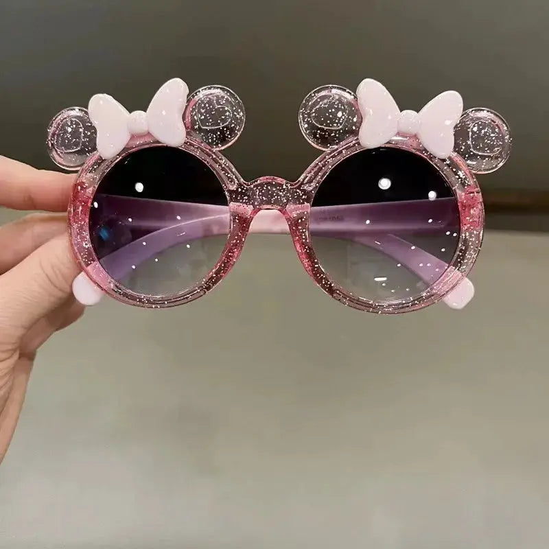 CrystalBow Kids Butterfly Sunglasses For Girls Lightweight Plastic Frames All Day Comfort