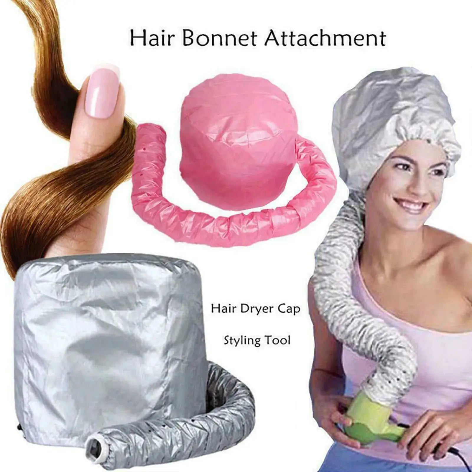 Hair Dryer Steamer Cap Reusable Drying Hat For Home Spa Salon Styling And Deep Conditioning