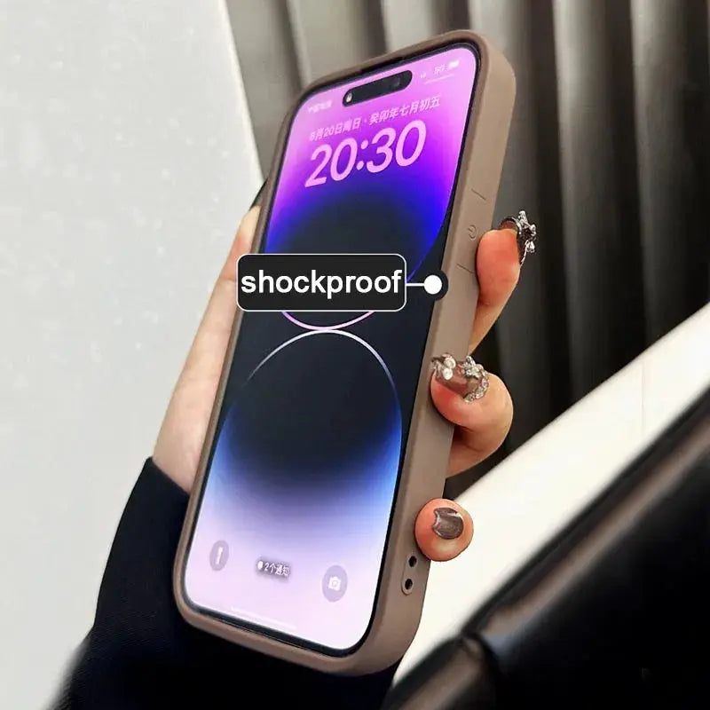 LuxCase 3D Love Heart Silicone Phone Case For iPhone 11 Through 17 Shockproof Candy Color Protection