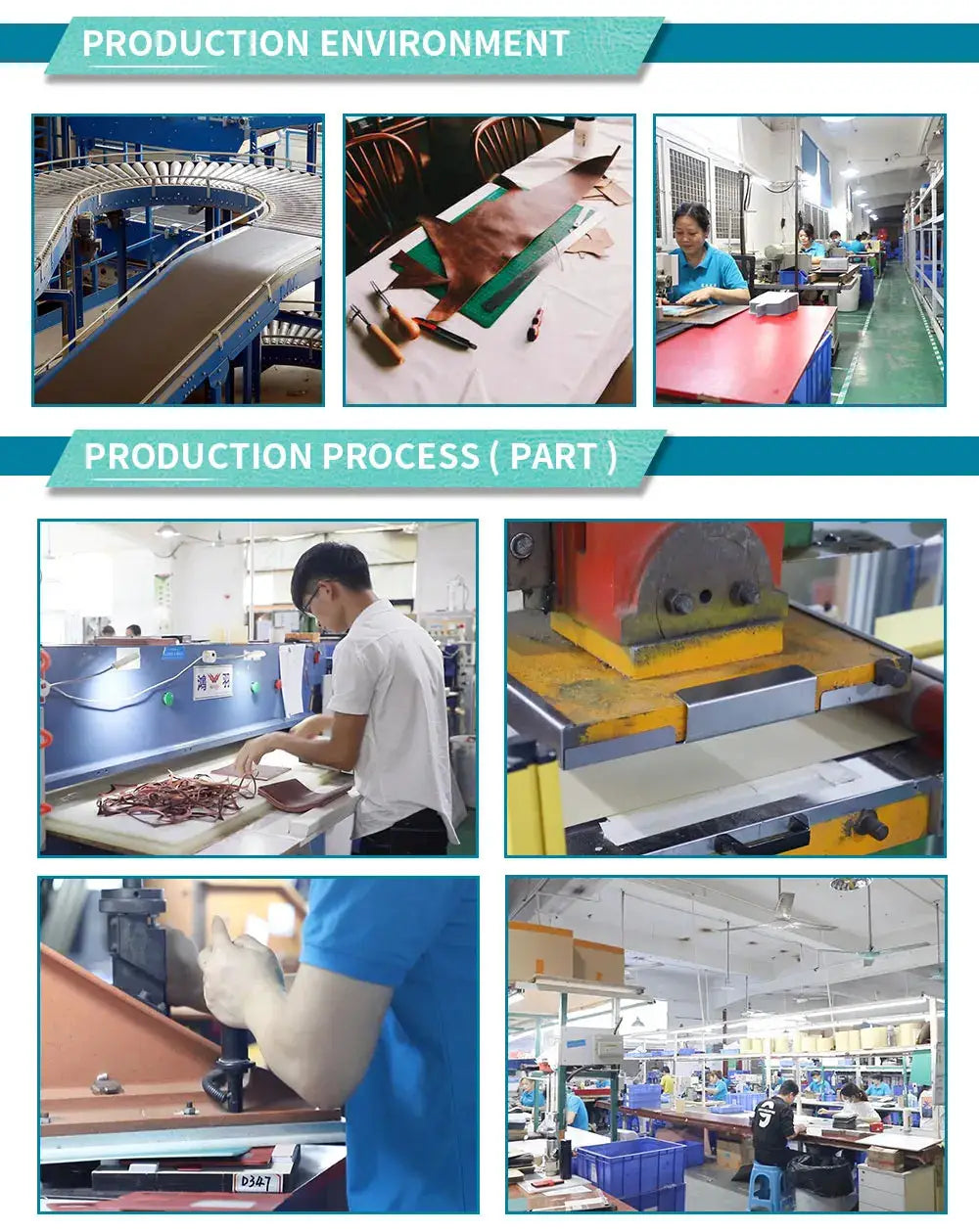 Luxury MagSafe leather iPhone case production process collage by Simples Market