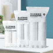 Lint roller refill tearable brush head 3-pack by Simples Market in white packaging, for pet hair and dust removal.