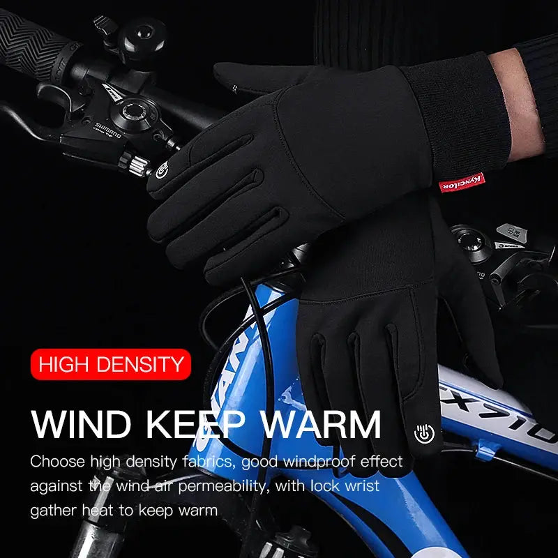 Winter Outdoor Running Gloves For Men And Women Warm Full Finger Touchscreen Sports Gloves For Outdoor Fitness