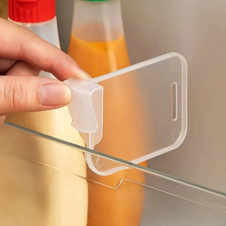 5 10 15 20 Pieces Sturdy Clear Refrigerator Organizer Dividers Adjustable Fridge Storage Space Saving Compartments