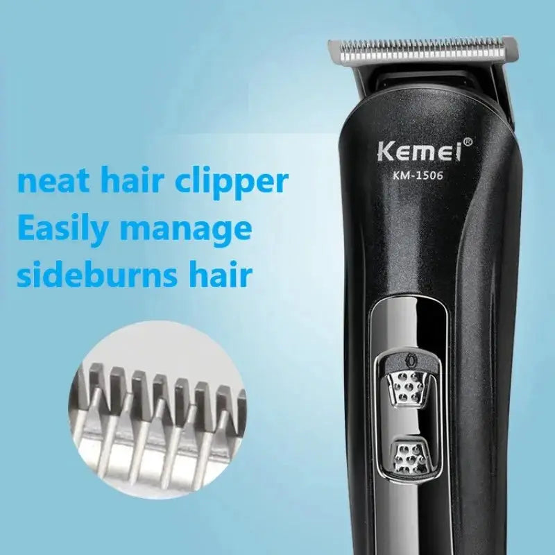 Kemei KM 1506 3 In 1 Electric Shaver USB Charging Hair Trimmer Nose And Face Grooming USB Rechargeable