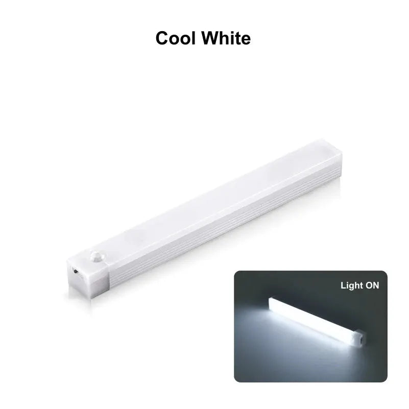 Wireless USB Rechargeable Motion Sensor LED Bar Light Night Light Portable Cordless Magnetic Cabinet Lamp For Kitchen