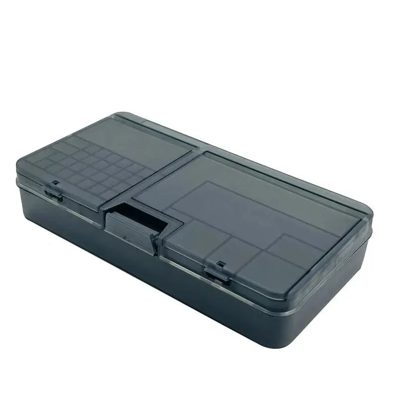 Transparent Plastic Storage Box for Electronic Components Small Screws and Accessories Tool Classification Grid