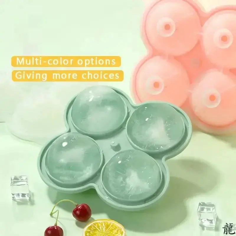 Large Silicone Ice Cube Tray 1pc Easy Release No Leakage for Whiskey Cocktails Juice and Parties