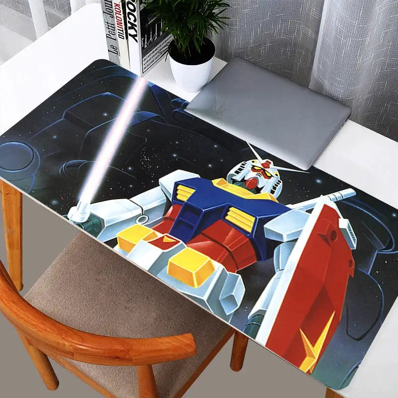 RX 78 2 Gundam Mechanical Warrior Anime Mouse Pad For Gaming Desk Mat PC Keyboard Varmilo Table