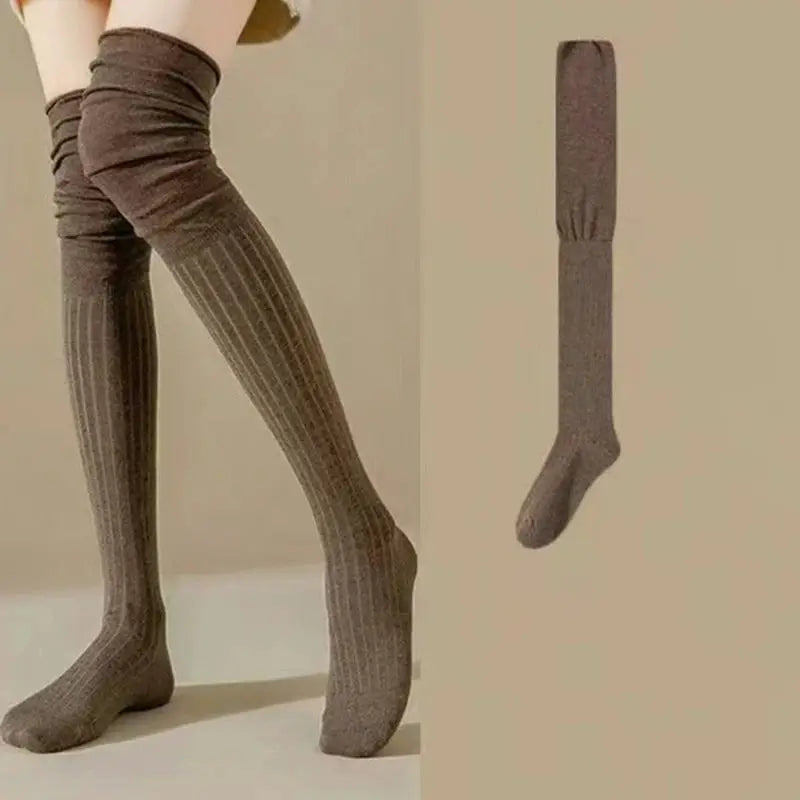 ComfyStep Women Knee High Socks Breathable High Elasticity All Season Casual Wear For Long Boots