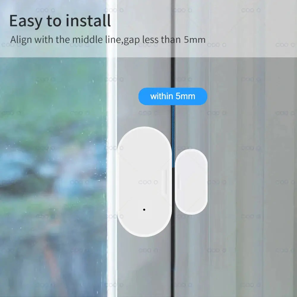 Simples Market Ewelink Zigbee door sensor pair, white wireless magnetic window alarm detector