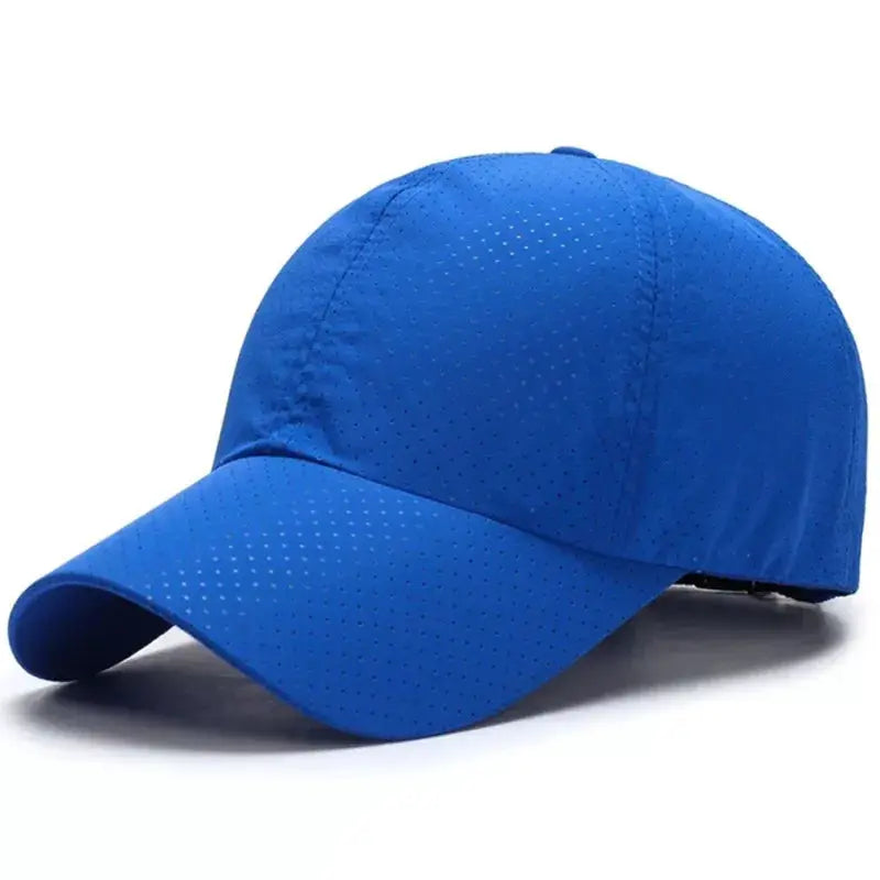 Dry Quickly Sun Cap Unisex Outdoor Casual Baseball Hat Big Size 60 To 65cm Adjustable Peaked Visor Cap