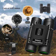 Powerful Long Range 900x25 BAK4 Binoculars for Hunting Camping Outdoor Low Light Performance