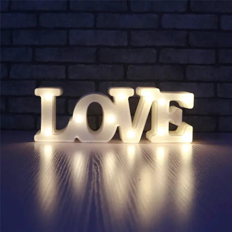 Love Heart LED Lamp for Weddings and Parties Romantic Night Light Pink Red Home Decor Gift