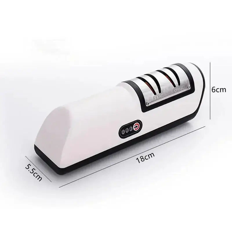 Kitchen Electric Knife Sharpener Multifunctional Automatic Professional With 4 Gears Stainless Steel Kitchen Accessory