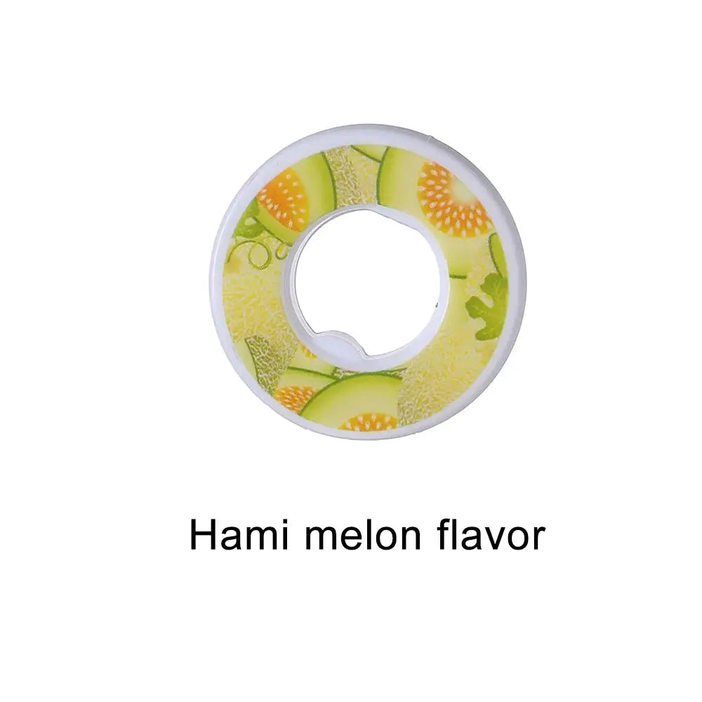 Air flavor pod for water bottles, hami melon flavor with fruit-pattern ring