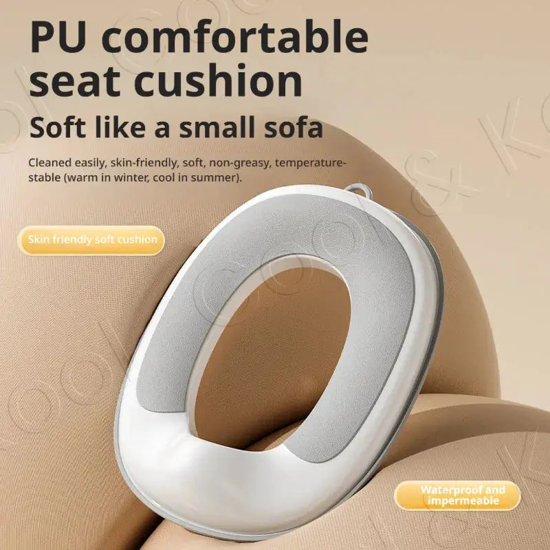 Universal Children's Toilet Seat by Simples Market with PU soft cushion and splash-proof design