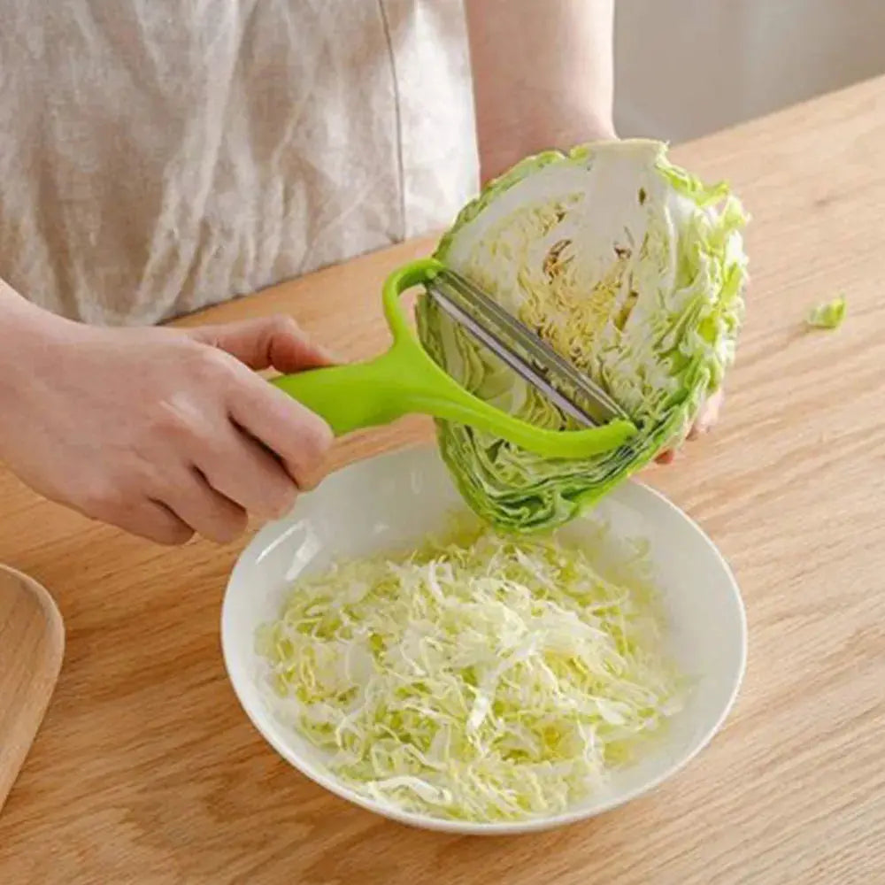 ChefPro Cabbage Slicer And Grater Multiuse Kitchen Tool With Sharp Stainless Steel Blade For Fast Prep