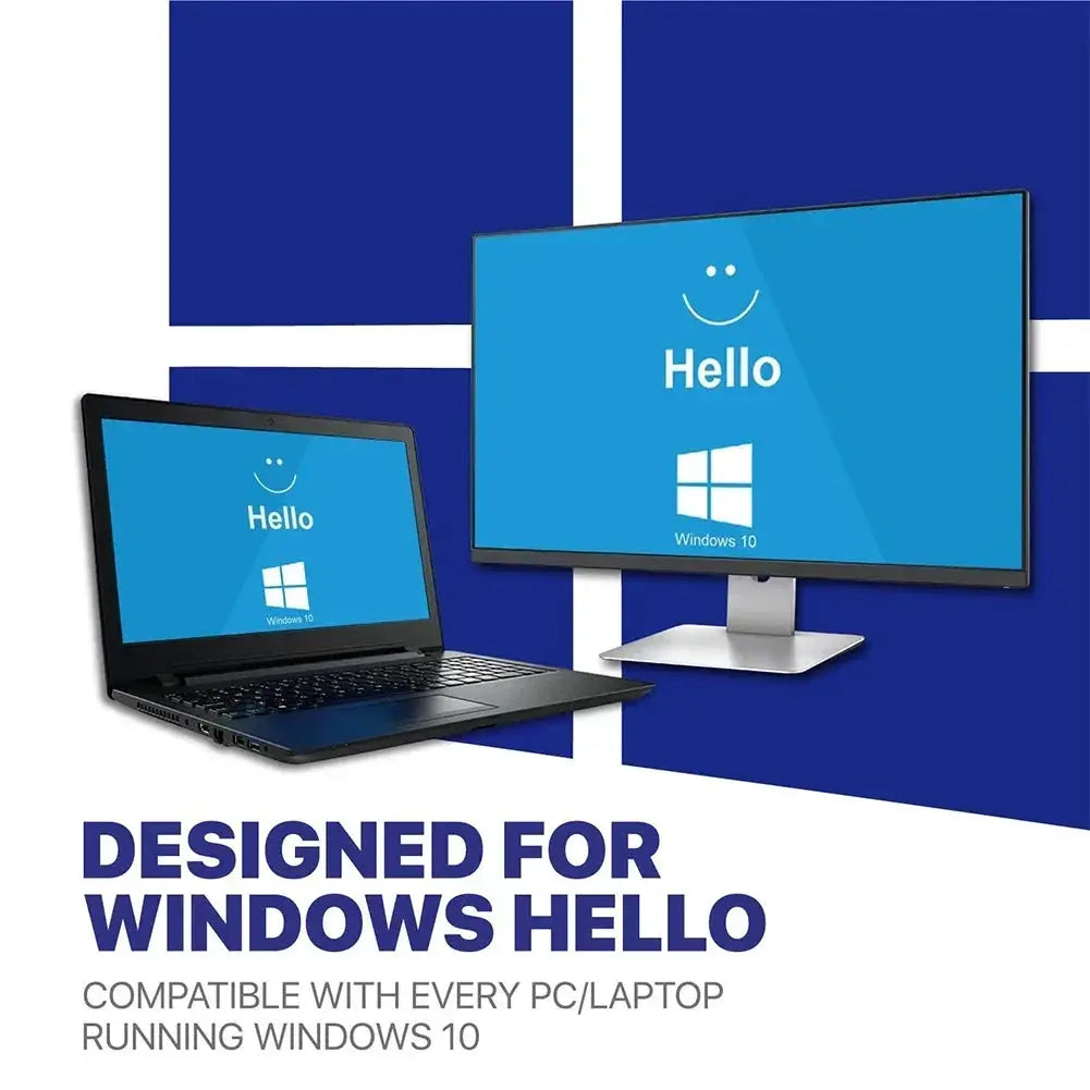 Simples Market USB fingerprint key reader for Windows Hello; biometric security key with Windows Hello compatibility.