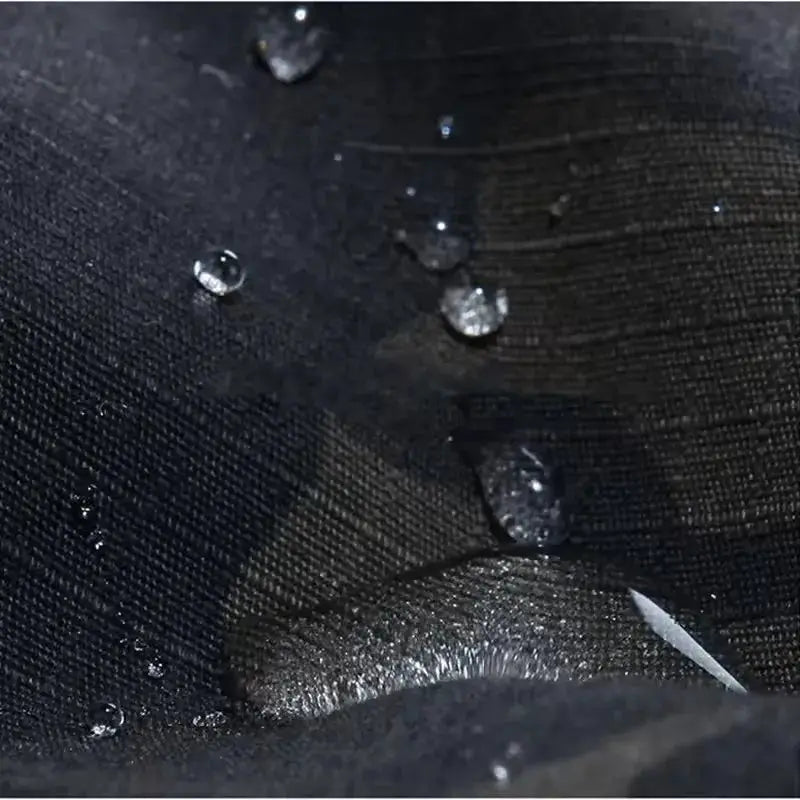 Multi-pocket work pants for men, black waterproof cargo style, Simples Market
