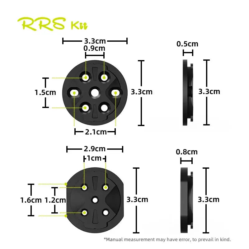 RRSKIT Bicycle Computer Base Bracket GPS Mount Replacement Part For Garmin Bryton Xoss Magene Cycling Computers