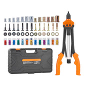 SucceBuy 14 Inch and 16 Inch Rivet Nut Tool Kit With Metric And SAE Mandrels 70 or 186 Piece Rivet Nuts In Rugged Case