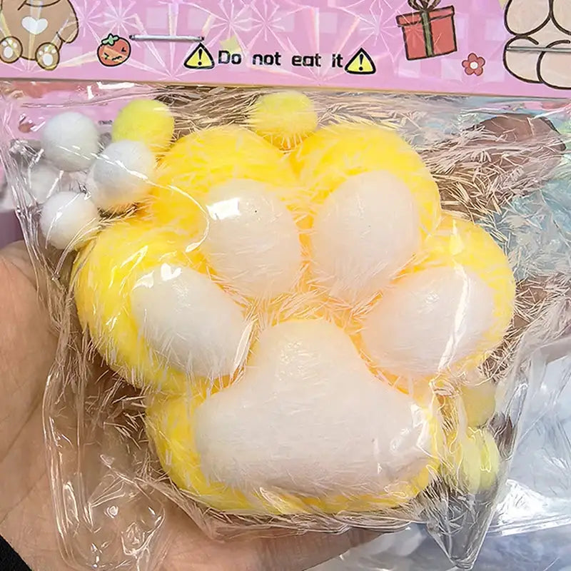 Squeeze Cat Paw Toys Soft Abreact Relief Stress Relief Squishy Cat Paw Toys for Relaxation Cute Gift for Cat Lovers