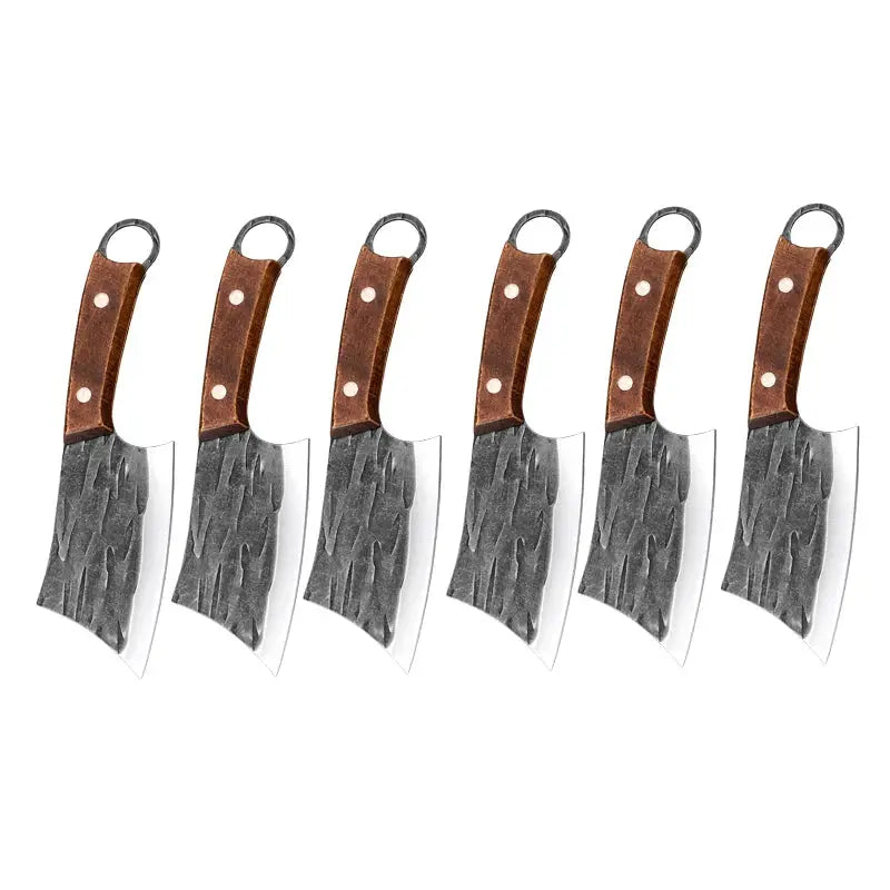 Professional Cleaver Knife For Slicing Fish Meat And Vegetables With Stainless Steel Blade And Wooden Handle