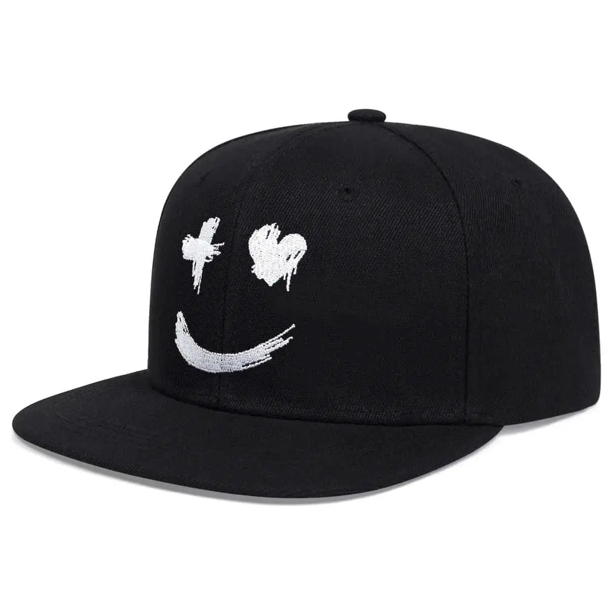 Unisex Ghost Expression Embroidery Hip Hop Baseball Cap Sun Protection Adjustable Outdoor Casual Hat