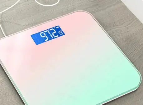 NovaScale Gradient Color Intelligent LCD Electronic Scale Tempered Glass Platform For Precise Weight Measurement