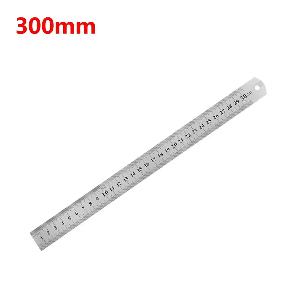 Metal Scale Stainless Steel Straight Ruler 150mm and 500mm for Drafting Measuring Office and School Supplies