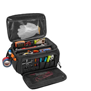 FortisGuard 14 Inch Heavy Duty Tactical Tool Bag With Non Slip Base Multipurpose Organizer For Handymen And Carpenters