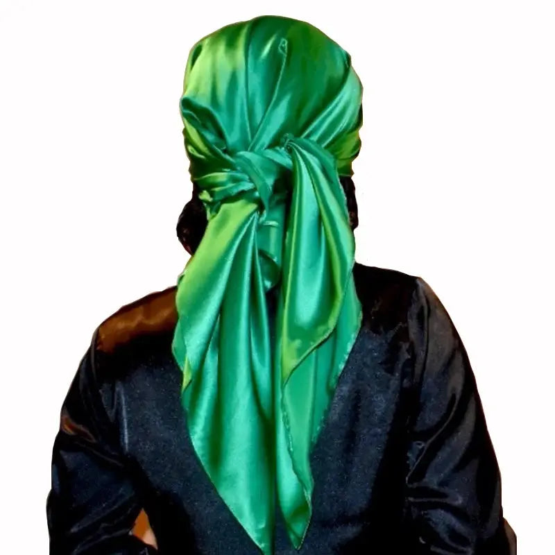 SatinLuxe 90x90 cm Satin Square Hijab Scarf For Everyday Modest Style And Elegant Wrap