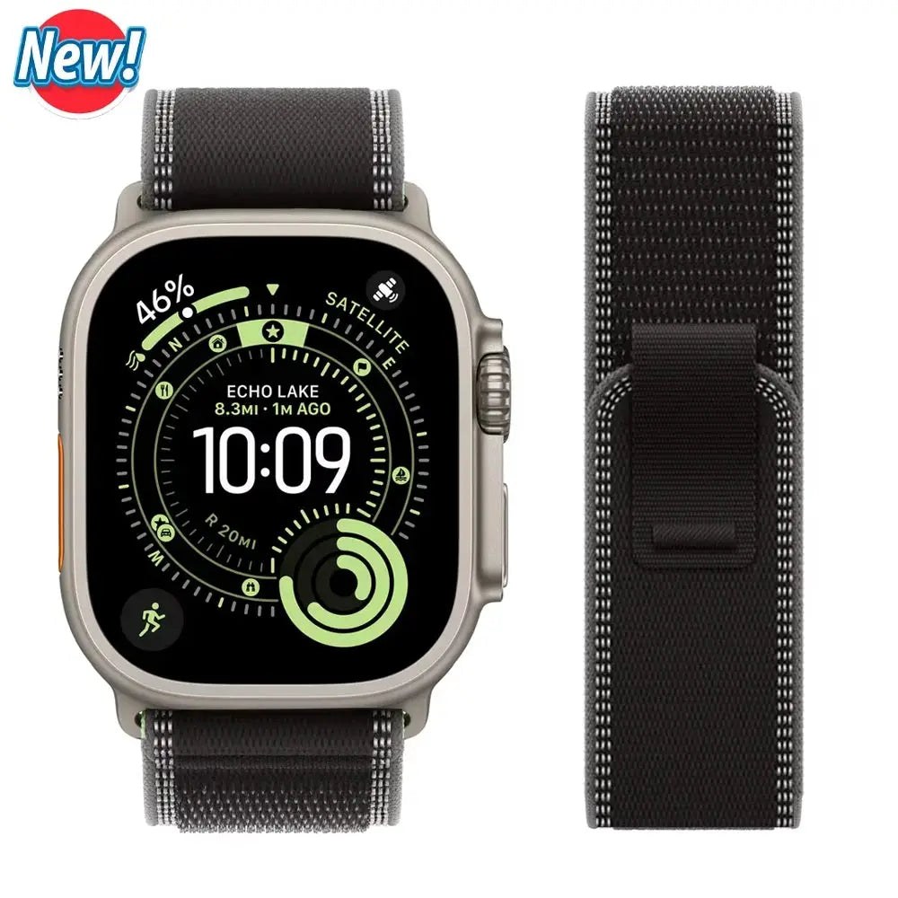 trail loop For apple watch ultra 3 2 Band 49mm 44mm 40mm 45mm 41mm 42mm correa bracelet iWatch series 7 se 8 9 10 11 46mm straps