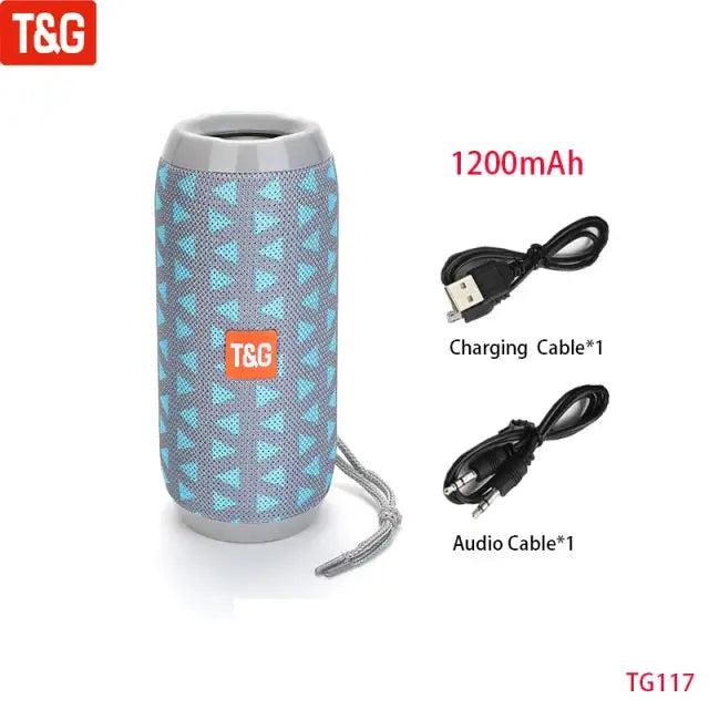Wireless Portable Bluetooth Speaker With FM Radio And Subwoofer Hands Free Calling Music Sound Box