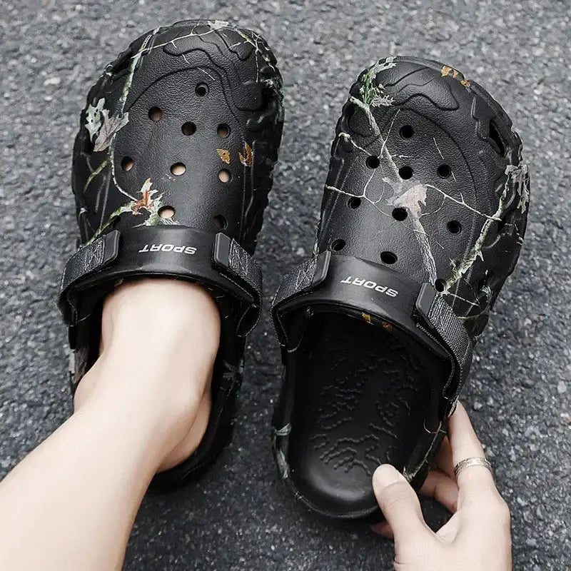 Arcadia Mens Flat Sandals Lightweight EVA Platform For All Day Comfort Breathable Slip On