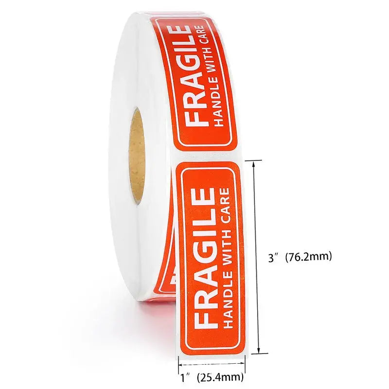 100 Pack Fragile Stickers Please Handle With Care Warning Labels For Shipping And Diy Supplies
