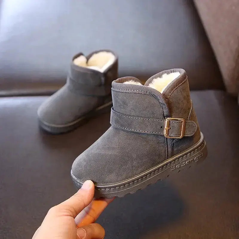 Kids Cotton Snow Boots With Cozy Warmth And Breathable Interior For Boys And Girls Aged 7 To 13