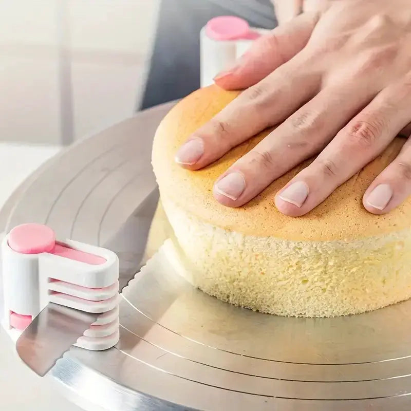 Professional Cake Leveler and Layer Cutter with Adjustable 5 Layer Capacity and Stainless Steel Cutting Wire