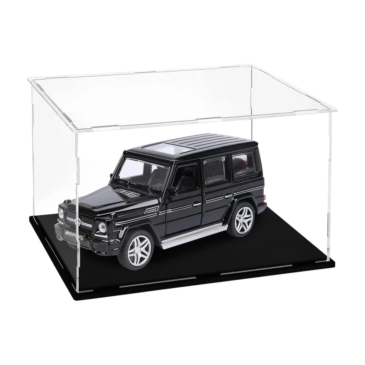 Acrylic Display Case Clear Small Dustproof Box For Building Blocks Toy Dolls Car Models Assembly