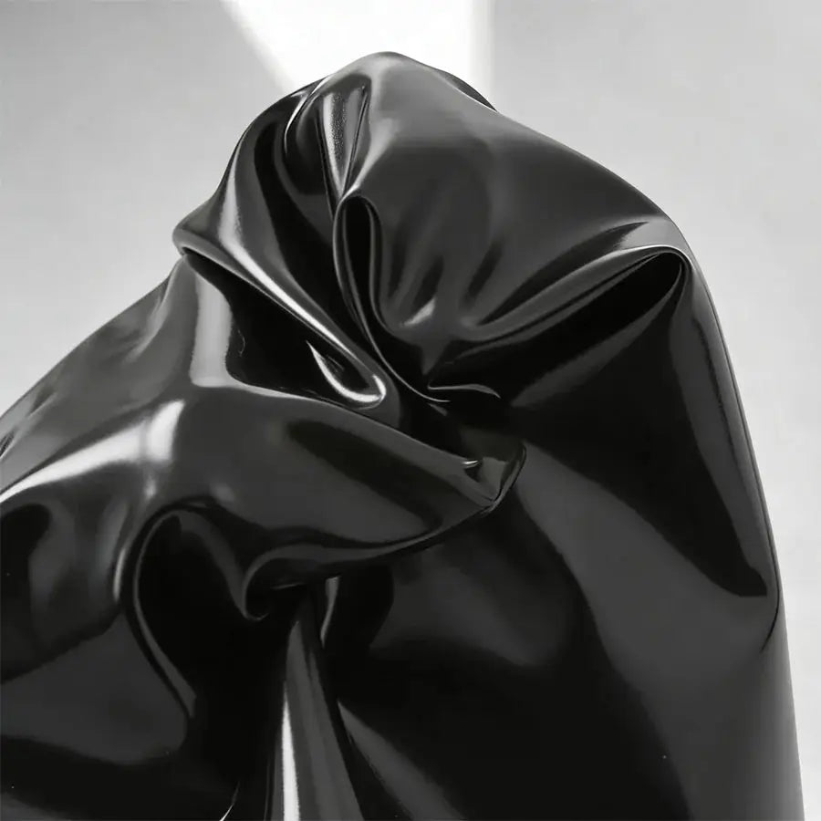 Simples Market PVC waterproof bed sheets in pure black, oil-proof and dirt-proof