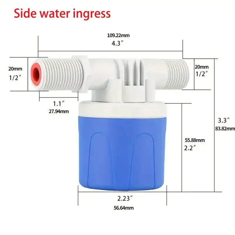 Fully Automatic Water Level Control Float Valve Half Inch Auto Shut Off Make Up Water Controller For Tanks