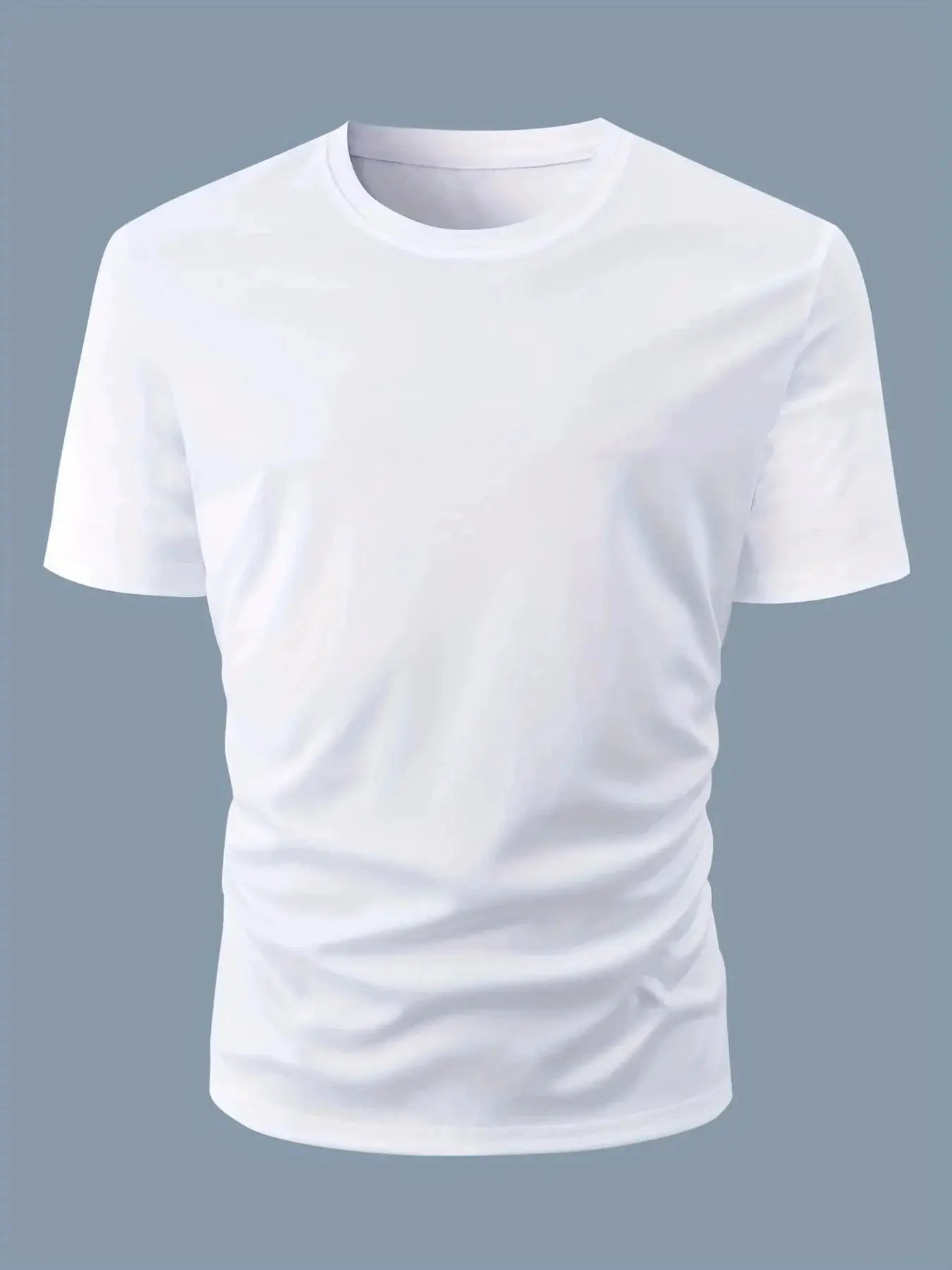 Summer Men 100 Percent Cotton Casual Loose Fit Large Letter Print Round Neck Short Sleeve T Shirt Unisex High Street