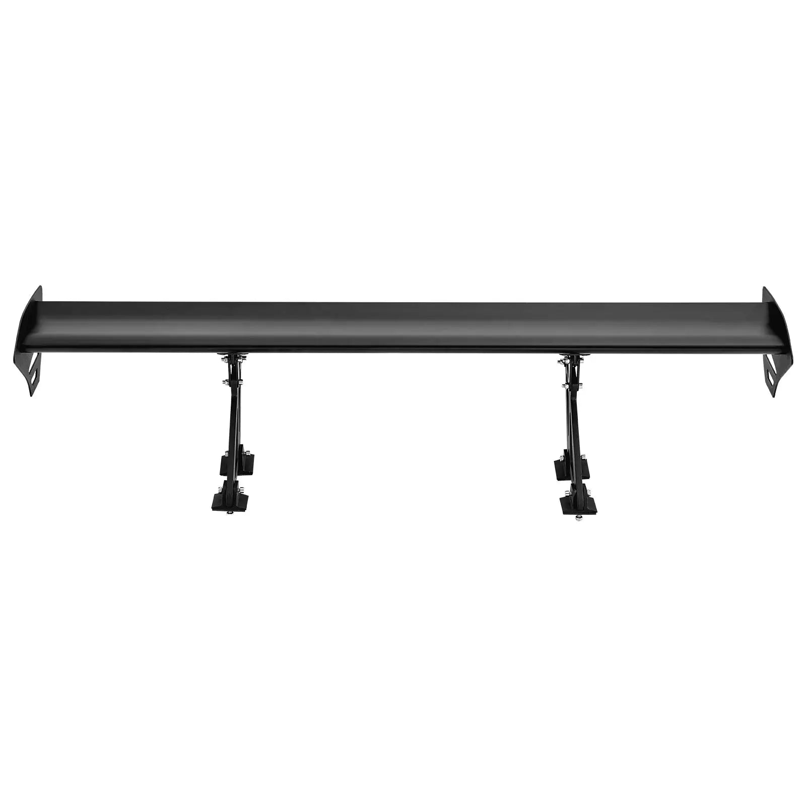 Simples Market GT Wing Car Spoiler, 43.3-inch universal black aluminum rear spoiler with mounting hardware