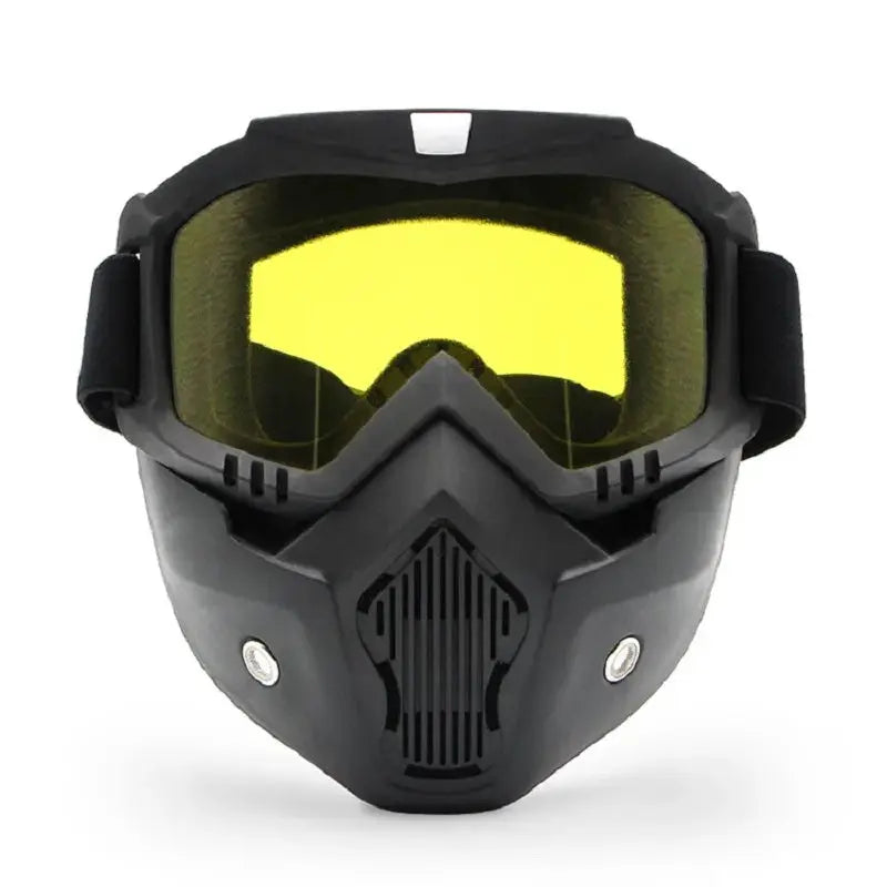MotoShield Dustproof Motocross Goggles Full Face Protective Gear For Off Road Riding Adjustable And Breathable