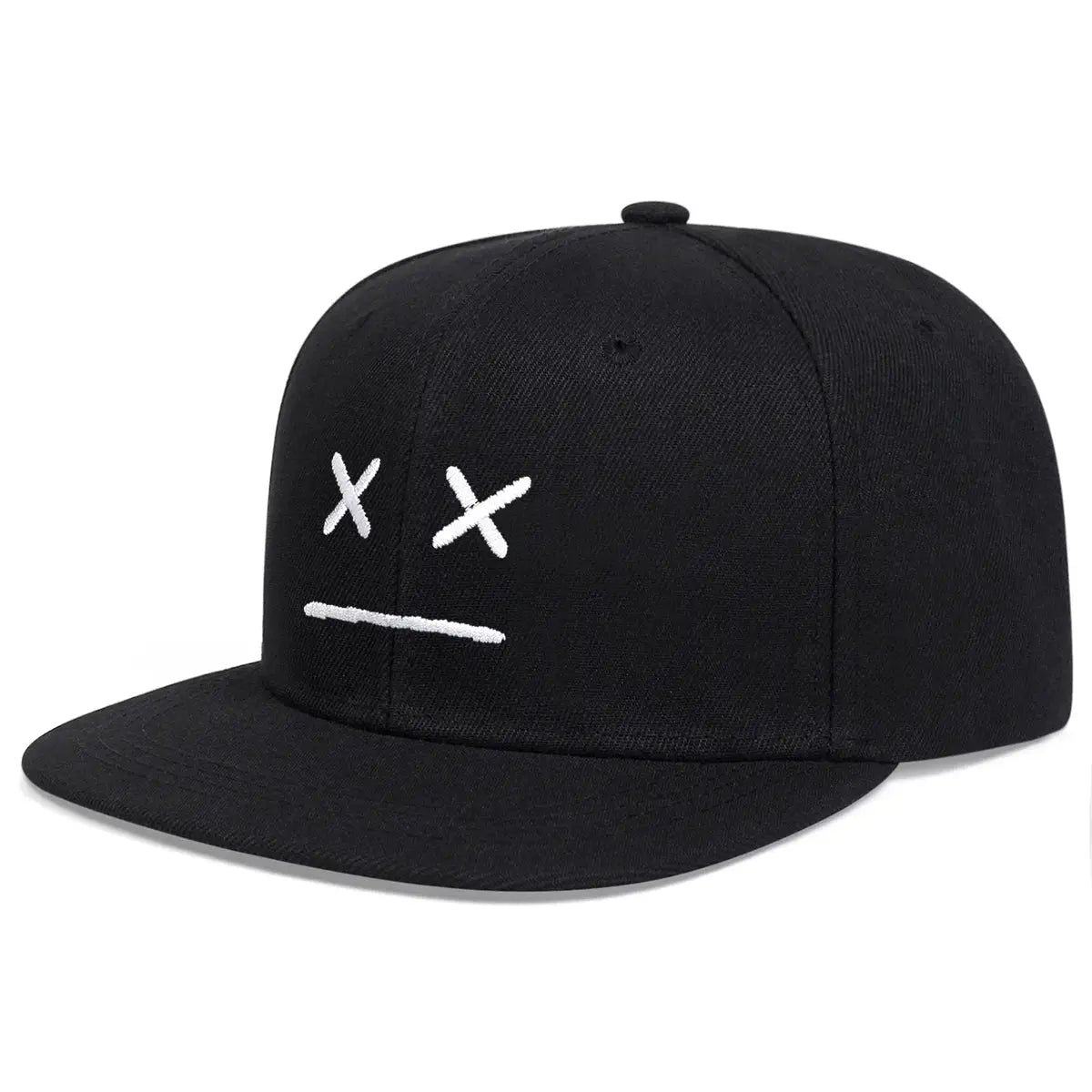 Unisex Ghost Expression Embroidery Hip Hop Baseball Cap Sun Protection Adjustable Outdoor Casual Hat