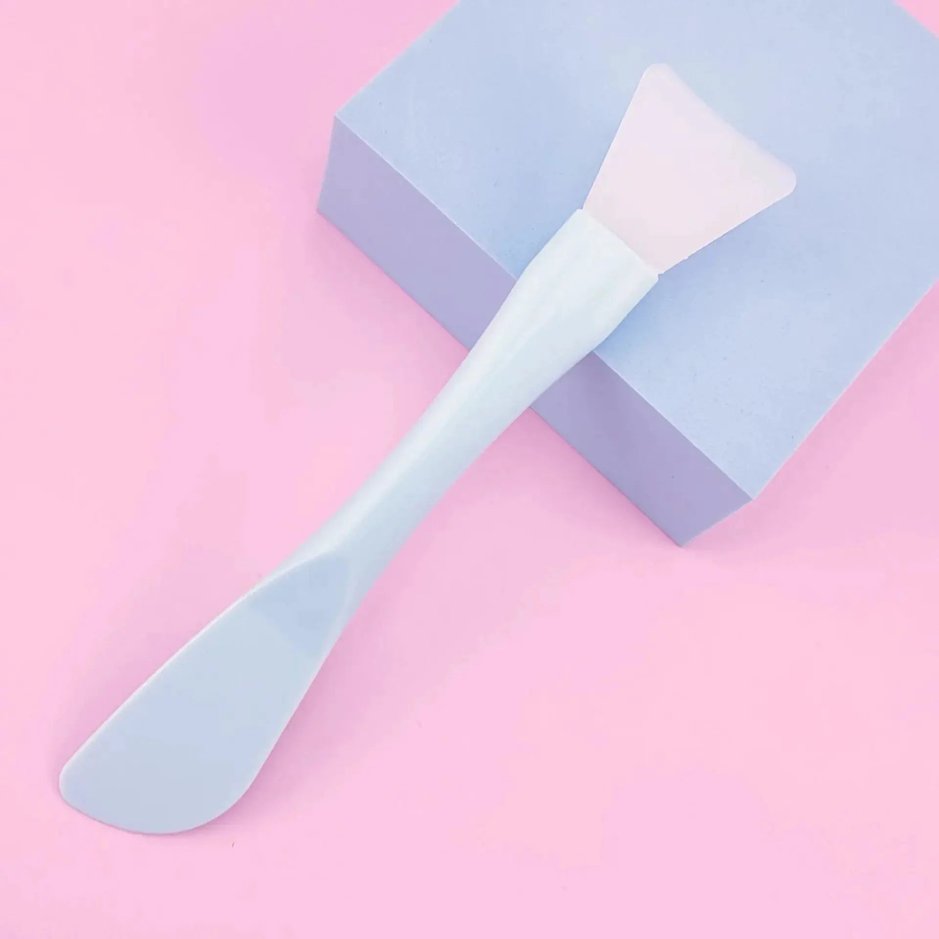 Silicone Facial Mask Brush With Soft Head And Scraper Dual Use Mud Film Tool For DIY Beauty Wholesale